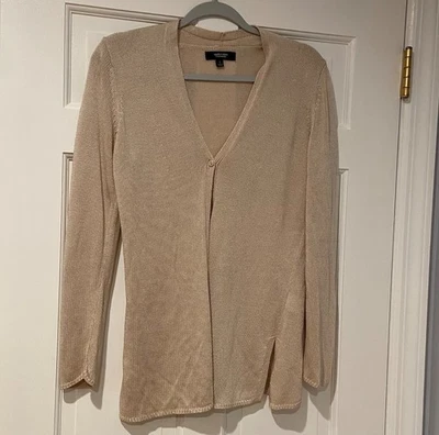 Cárdigan Simply Vera Wang Talla Pequeña - Sedoso Abotonado Foto 1 de 4