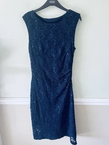 Navy Sequinned Dress 12 - Picture 1 of 9