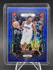2023-24 Panini Prizm #56 Bones Hyland Prizms Blue Sparkle #/144 250004 - Imagen 1 de 2