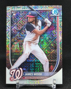 James Wood 2025 Bowman Chrome Baseball Mojo Refractor #29 Nationals - Picture 1 of 2