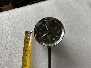 SMITHS CAR CLOCK 2 INCH DIAMETER 8 DAY VINTAGE DASHBOARD GOOD WORKING ORDER - Picture 1 of 10