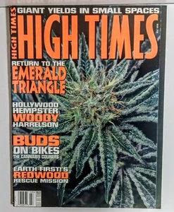 Vtg High Times Magazine March 1997 Woody Harrelson Emerald Triangle Free Ship - Picture 1 of 3