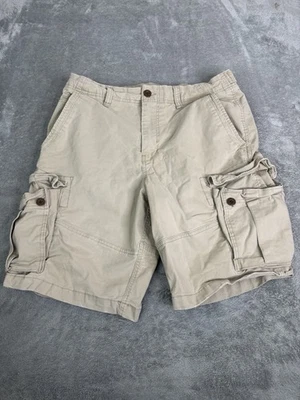 American Eagle Classic Cargo Shorts Men’s Size 34 Beige - Image 1 of 4