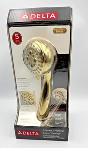 Delta Wandhandbrause. Messing poliert. 59515-PB Befestigung am Duscharm - Bild 1 von 5
