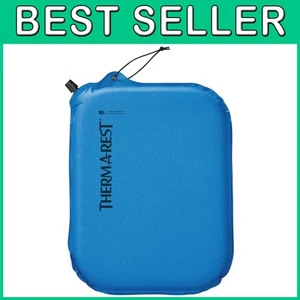 Cojín de asiento de camping azul - ultraligero e inflable - Imagen 1 de 4