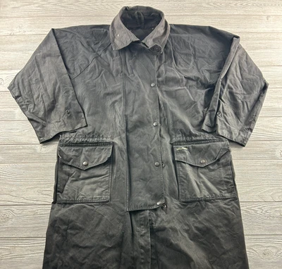 Outback Trading Company Plumero Chaqueta Para Hombre Abotonada Manga Larga Abrigo Largo Foto 1 de 4