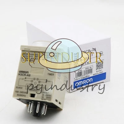 .1Pcs New Omron Timer Modules 100-240VAC 50/60HZ H3CR-A8 H3CRA8 - Image 1 of 2