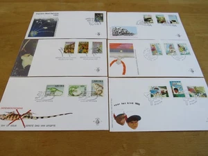 Aruba 6 different FDC´s first day covers 1993 complete set + Free shipment - Picture 1 of 7