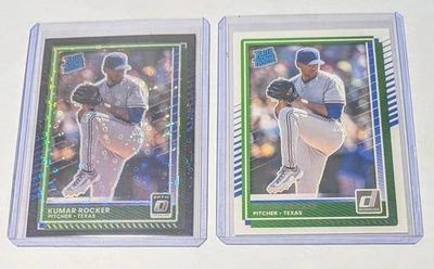 2025 Donruss Kumar Rocker Black Disco Circles, Base, And Stars Of MLB 3 Card Lot - Image 1 of 3