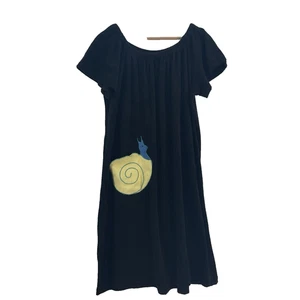 Vintage Frottee Strand Cover Up Kleid Damen Medium Schneckentasche 60er/70er Handtuch - Bild 1 von 9