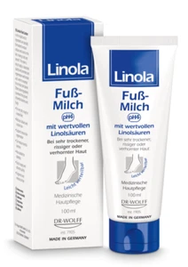 Linola Fuß-Milch, 100ml, PZN 04412573 - Bild 1 von 1