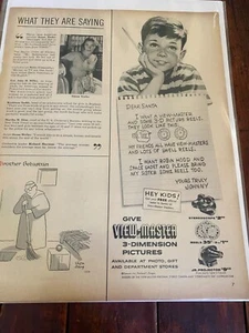 Vintage 1954 View Master Dear Santa Letter Junger Junge Weihnachtsanzeige - Bild 1 von 1