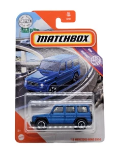 2020 Matchbox '15 Mercedes-Benz G550 #36 Blue - Picture 1 of 2