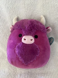 squishmallow Dave the Highland Cow 7’ BNWT - Picture 1 of 4