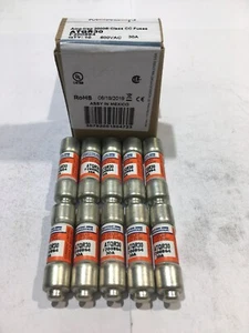 FERRAZ SHAWMUT MERSEN ATQR30 ATQR 30A Time Delay F200864 Fuse JPSF612 - Picture 1 of 4