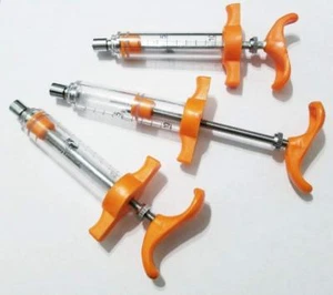 3 Dose Syringes 10mL Unbreakable Plastic Barrel Luer Lock Graduated Regulator - Picture 1 of 2
