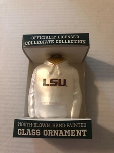 OLD WORLD CHRISTMAS "LSU COLLEGE HOODIE" ORNAMENT - Picture 1 of 7