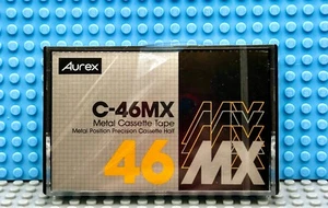 CINTA DE CASETE EN BLANCO DE METAL TOSHIBA/AUREX C-46MX TIPO IV (1) (SELLADA) - Imagen 1 de 3