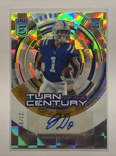 Josh Downs Turn Of The Century Auto /99 - 2023 Donruss Elite RC Rookie + Bonus