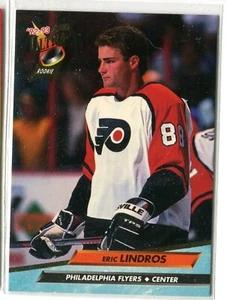 Tarjeta de novato Ultra Eric Lindros RC 1992-93 #157 PHILADELPHIA FLYERS - Imagen 1 de 1