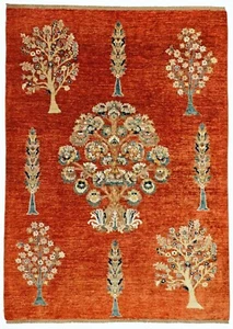 Alfombra Anudada a Mano Ziegler Design 230x176 cm Alfombra Oriental Nueva - Imagen 1 de 9