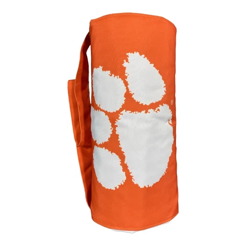 Logo Brands NCAA Water Resistant Outdoor Blanket with Carry Strap, Clemson 60x70 Cover