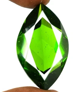 Brasilianischer 30-40 Ct Peridot Edelstein Marquise Schnitt zertifizierter US-Verkäufer - Bild 1 von 12