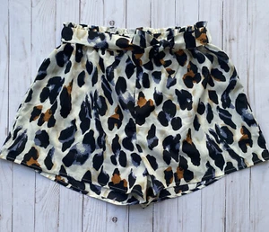 Pantalones cortos transparentes blancos con estampado animal talla XLarge - Imagen 1 de 3