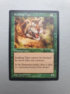 Stalking Tiger, MTG Mirage (1996) Common Green Creature NM - Bild 1 von 2