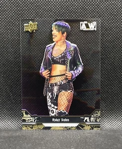 2023 Upper Deck AEW Ruby Soho Clear Cut Parallel Acetate Card 1:72 Packs Riott - Picture 1 of 4