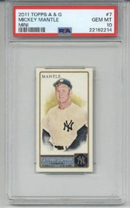 2011 Topps Allen & Ginter Mini #7 Card New York Yankees PSA 10 LOW POP 4 RARE - Bild 1 von 2