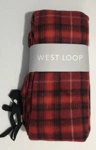 West Loop Soft Red/Black Lounge/PJ Pants Elastic Waist- Women's Size XL/XXL  NEW - Picture 1 of 2