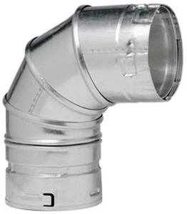 METAL-FAB B-Vent 90 Degree Adjustable Double Wall Elbow - 4M90 - Picture 1 of 1