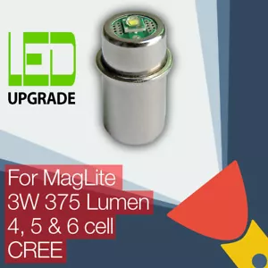 MagLite LED Conversion Upgrade bulb 375LM 4D 4C, 5D, 6D Cell Flashlight Torch - Picture 1 of 1