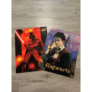Harry Potter/ Star Wars Folder Set of 2 2005 2000s school office document holder - Picture 1 of 6