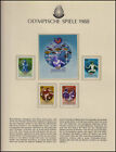 Olympia 1988 Seoul - Ungarn, Block + Satz, Tennis, Fechten, Rudern, Boxen, **