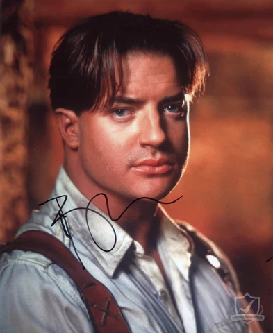 Brendan Fraser THE MUMMY Signed 10x8 Photo ACOA Certified SB82870 Cover