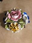 Royale Stratford Fine Bone China Floral Figurine Made In England Vintage