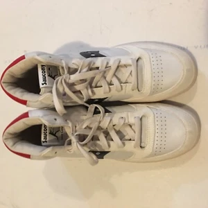 Saucony Originals Jazz Court High Premium White/Navy/Red Men's Shoes sz11 - Picture 1 of 6