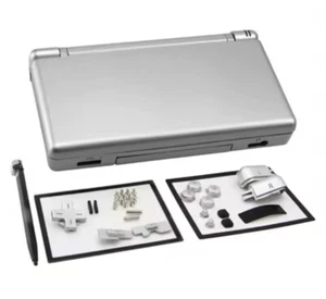 Silver Repair Parts Replacement Housing Kit Shell Case Cover NDS DS Lite NDSL - Picture 1 of 1