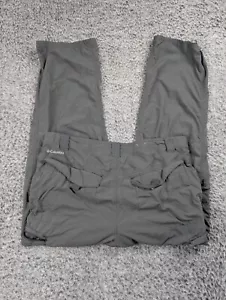Columbia Pants Men 34x30 Gray Cargo Outdoor Gorpcore Hiking Convertible Nylon - Picture 1 of 9