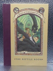 A Serious Of Unfortunate Events 2 The Reptile Room VTG 1999 HC 1st First Edition - Imagen 1 de 8