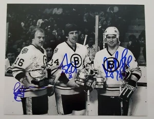Ray Bourque Terry O'Reilly Rick Middleton Signed 8x10 Photo Boston Bruins RAD - Picture 1 of 1