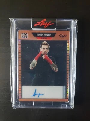 SEAN O'MALLEY SSP /50 AUTO Semi-Transparent 2023 Leaf Pro Set Pure "89" ORANGE  - Image 1 of 4