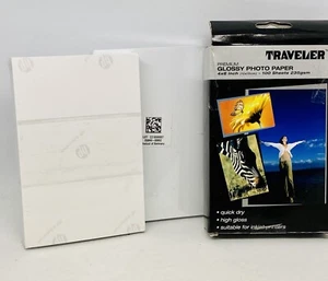 Bulk Lot Of 4x6 Photo Paper - New/opened - HP & traveler - 200 sheets - Picture 1 of 3