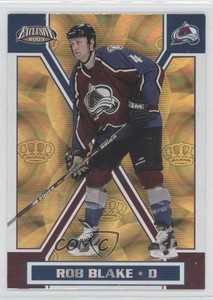 2002-03 Pacific Exclusive Gold Rob Blake #39 HOF
