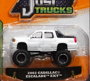Jada 02 2002 Cadillac Escalade EXT Pickup Just Trucks Lifted 4x4 Collectible Wht - Picture 1 of 2