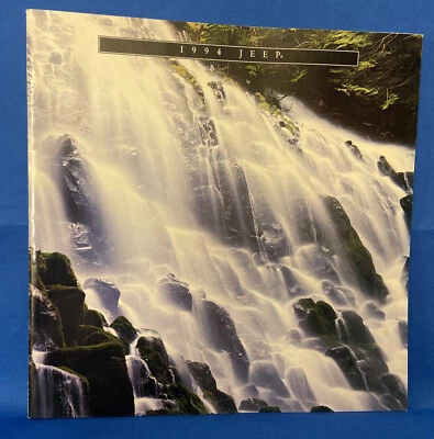 Jeep Book 1994 12 páginas Wrangler y Cherokee folleto de ventas catálogo - limitado Foto 1 de 4