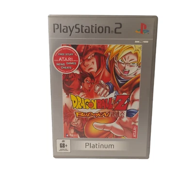PS2 Sony PlayStation 2 Dragonball Z Budokai Game Atari Platinum PAL Martial Arts - Image 1 of 4