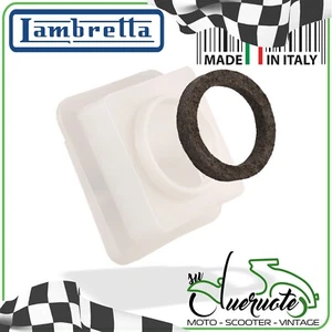 SERBATOIO BENZINA VASCHETTA TAPPO LAMBRETTA LI 125 150 TV 175 200 SPECIAL DL GP - Foto 1 di 2